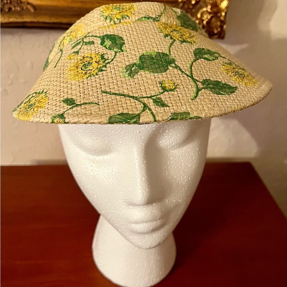 Vintage sunflower hat